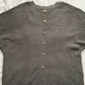 Questions Button Detail Sweater